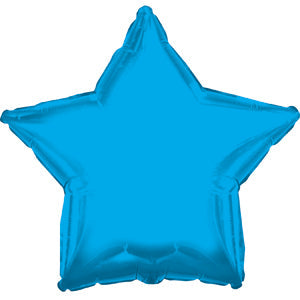 4.5" Airfill Only CTI Blue Star Balloon