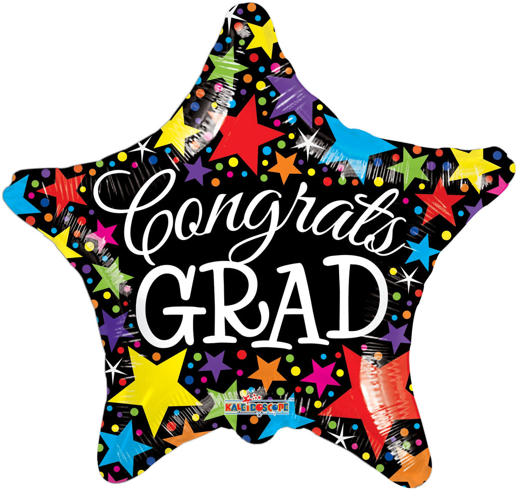 18" Congrats Grad Star Gellibean Balloon