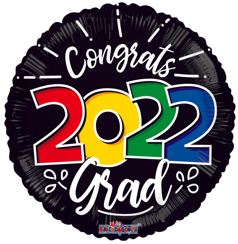 18" Congrats 2022 Grad Foil Balloon
