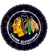 18" NHL Hockey Balloon Chicago Blackhawks