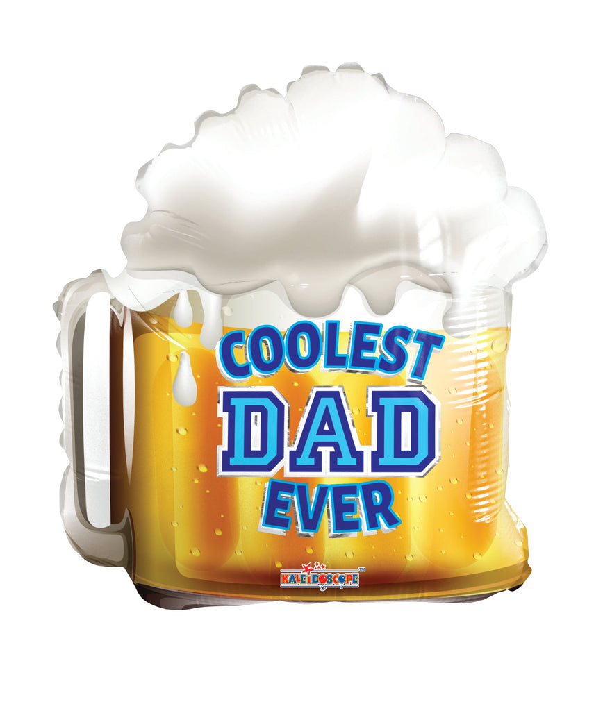 18" Coolest Dad Beer Foil Balloon