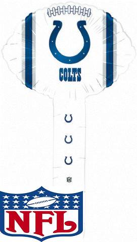 Air Filled NFL Football Hammer Balloon Indianapolis Colts