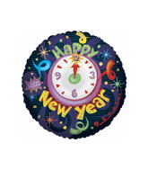 36" Time To Celebrate New Year Balloon