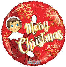 17" Christmas Elf Foil Balloon