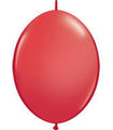 6" Qualatex Latex Balloons Quicklink Red (50 Count)