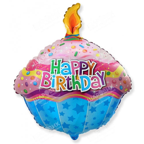 23" Birthday Cake Foil Balloon