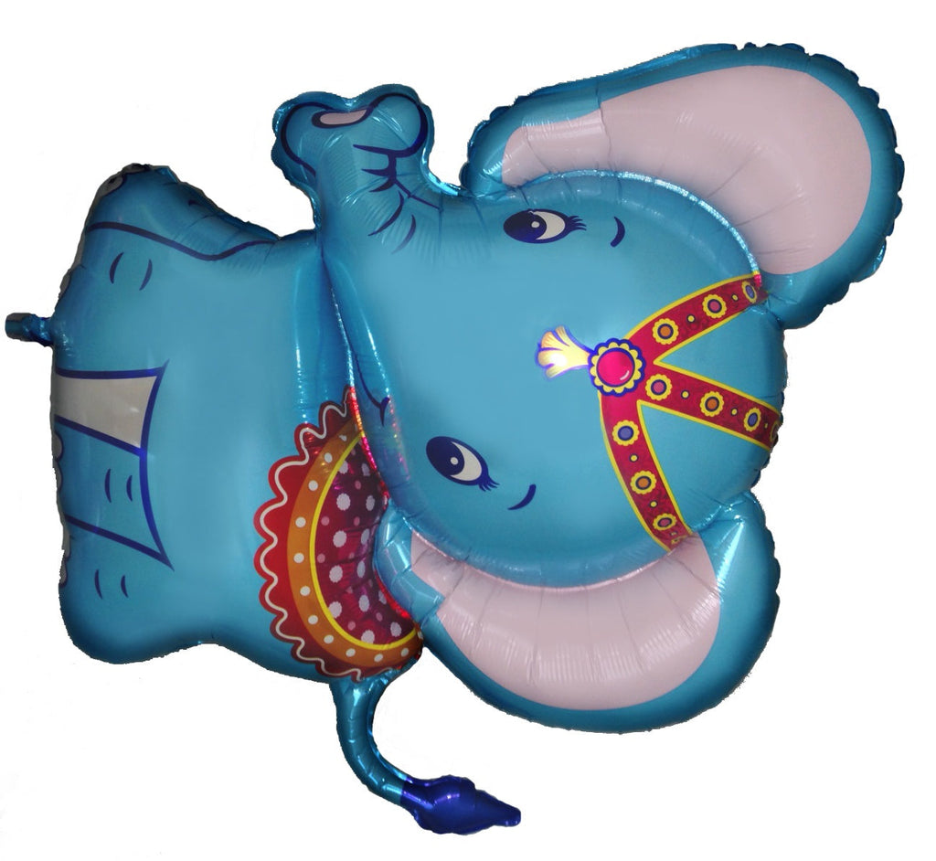 34" Baby Blue Elephant Balloon