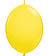 6" Qualatex Latex Balloons Quicklink Yellow (50 Count)