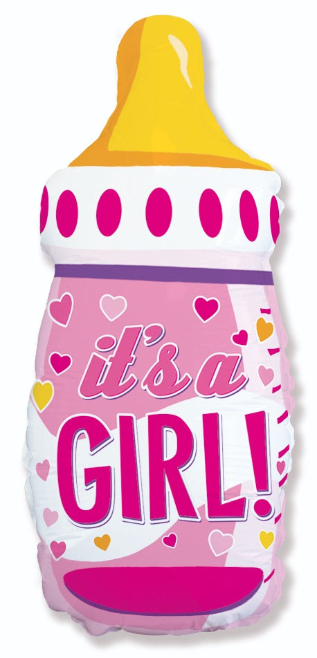 Bottle Girl Foil Balloon