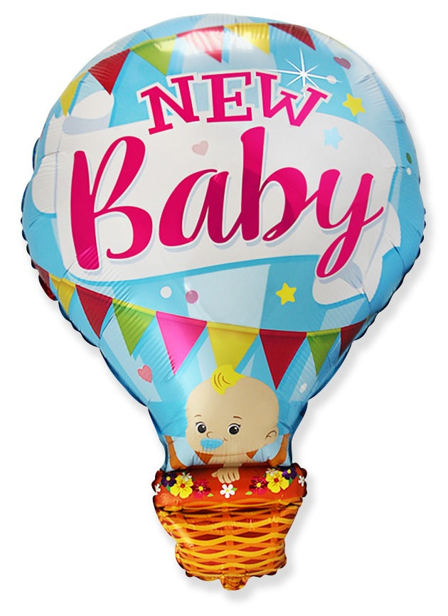 36" Hot Air Balloon Boy Foil Balloon