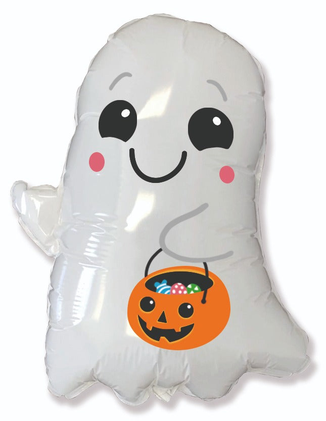 30" Halloween Ghost Foil Balloon