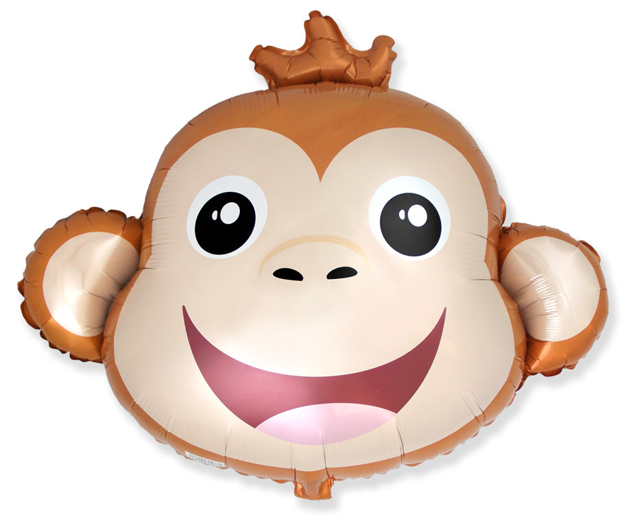 30" Monkey Head Foil Balloon