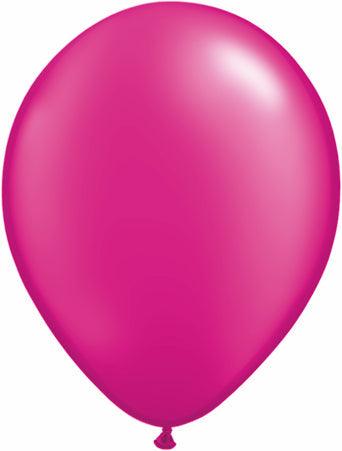 5" Qualatex Latex Balloons Pearl MAGENTA (100 Per Bag)