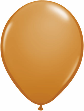 11" Qualatex Latex Balloons (25 Per Bag) Mocha Brown