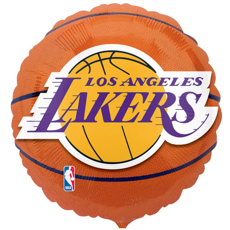18" NBA LA Lakers Basketball Balloon