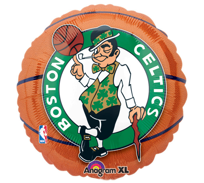 18" NBA Boston Celtics Basketball Balloon