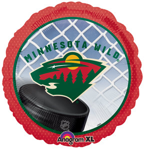 18" NHL Hockey Minnesota Wild Mylar Balloon