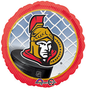 18" NHL Hockey Ottawa Senators Mylar Balloon