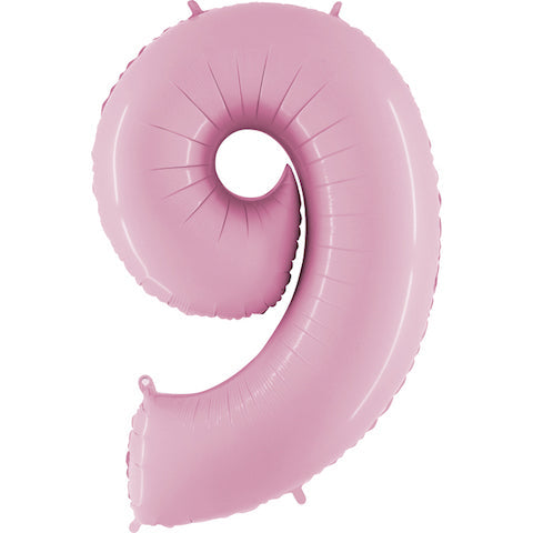 40" Megaloon Foil Shape 9 Baby Pink Balloon