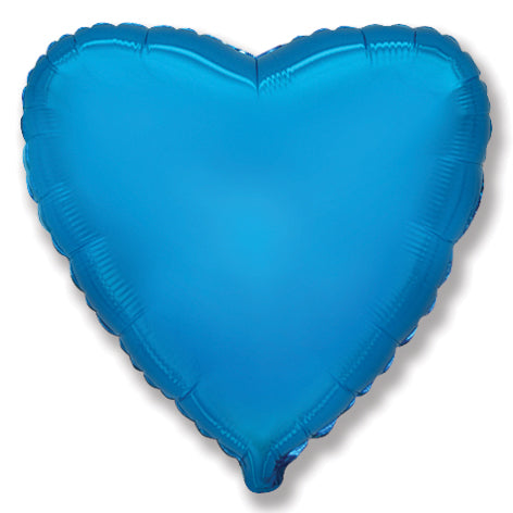 32" Jumbo Blue Heart Foil Balloon