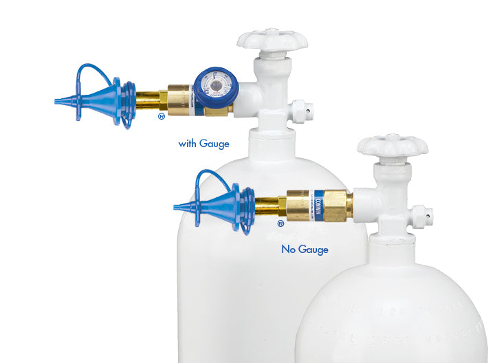 Conwin Economy Balloon Inflator With Gauge Soft-Touch Push Valve