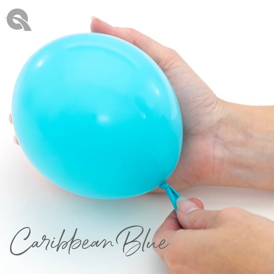 Caribbean Blue Hand Pioneer Qualatex Latex Balloons 
