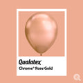 Chrome Rose Gold Swatch Pioneer Qualatex Latex Balloons 