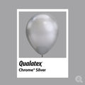 Chrome Silver Swatch Pioneer Qualatex Latex Balloons 