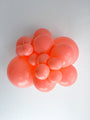 17" Coral Tuftex Latex Balloons (50 Per Bag) Manufacturer Inflated Image