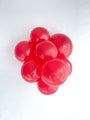 24" Crystal Red Latex Balloons (3 Per Bag) Brand Tuftex Manufacturer Inflated Image