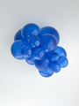 24" Crystal Sapphire Blue Latex Balloons (3 Per Bag) Brand Tuftex Manufacturer Inflated Image