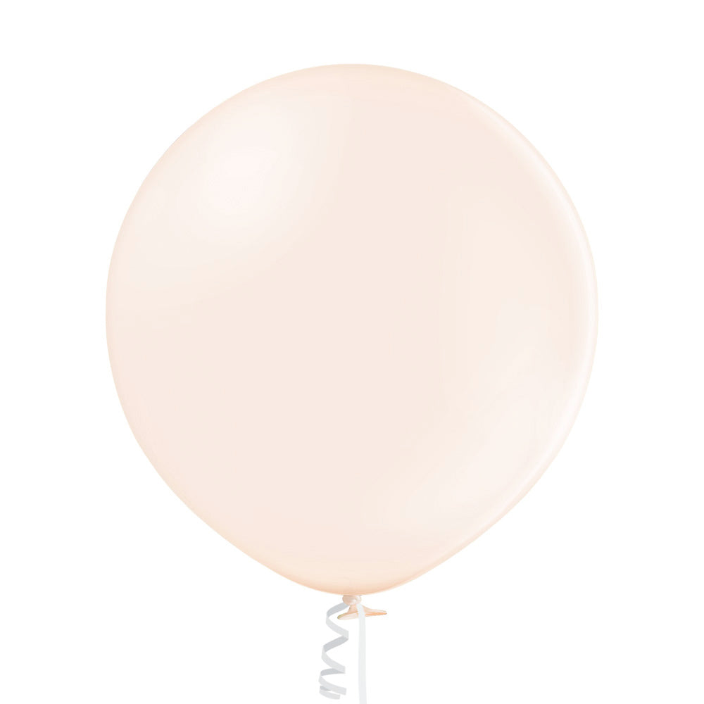 Inflatex Balloon Image 36" Ellie's Brand Latex Balloons Barely Blush (2 Per Bag)