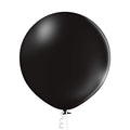 Inflatex Balloon Image 24" Ellie's Brand Latex Balloons Black (10 Per Bag)