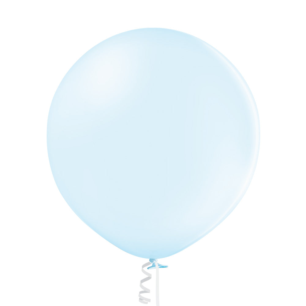 Inflatex Balloon Image 24" Ellie's Brand Latex Balloons Blue Mist (10 Per Bag)