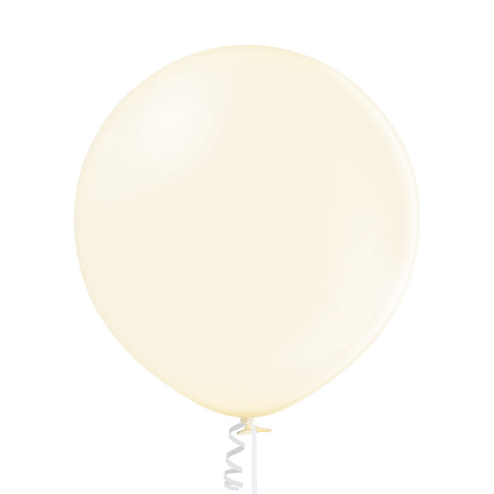 Inflatex Balloon Image 36" Ellie's Brand Latex Balloons Buttercream (2 Per Bag)