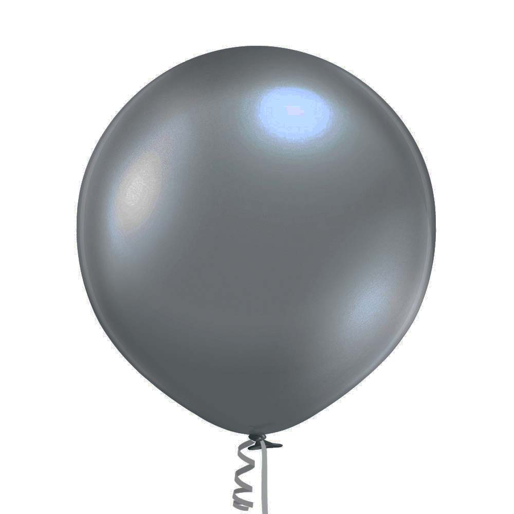 Inflatex Balloon Image 24" Ellie's Brand Latex Balloons Glazed Slate (10 Per Bag)