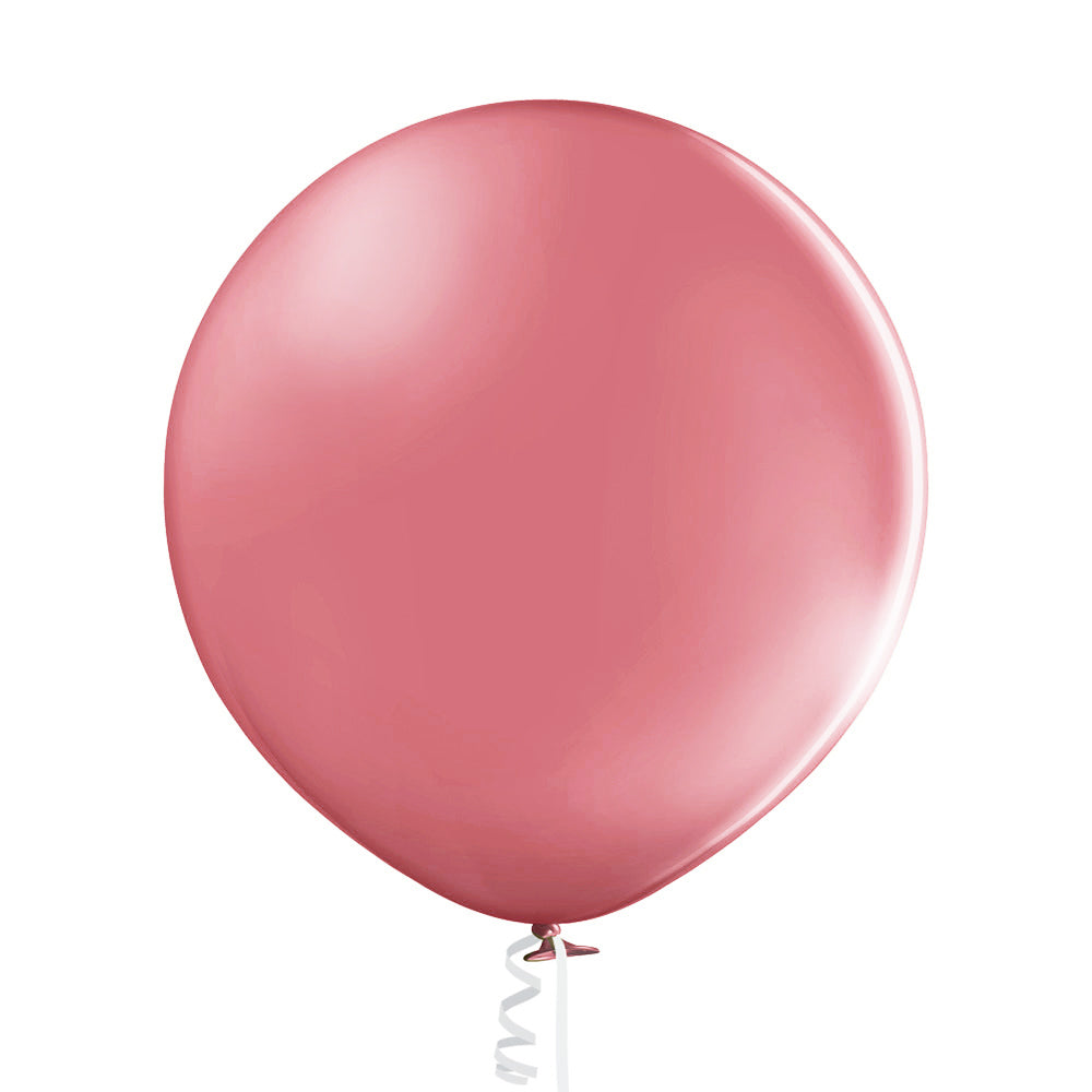 Inflatex Balloon Image 24" Ellie's Brand Latex Balloons Dusty Rose (10 Per Bag)