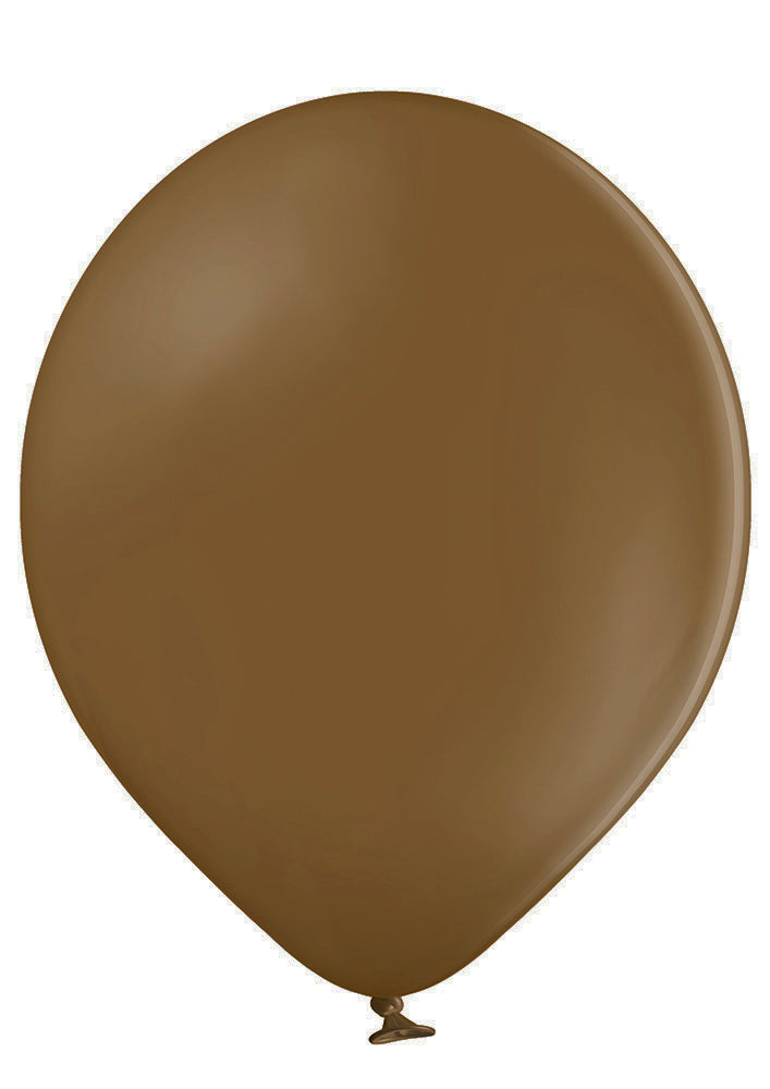 Inflatex Balloon Image 5" Ellie's Brand Latex Balloons Milk Chocolate (100 Per Bag)