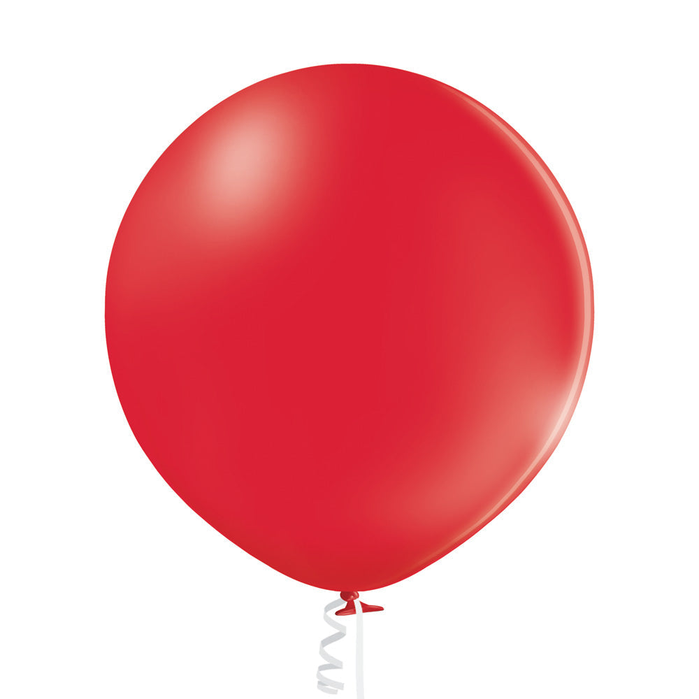 Inflatex Balloon Image 24" Ellie's Brand Latex Balloons Red (10 Per Bag)