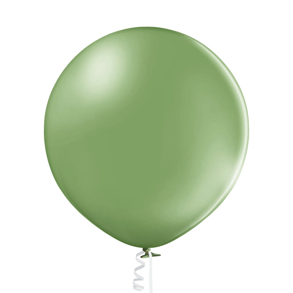 Inflatex Balloon Image 36" Ellie's Brand Latex Balloons Sage (2 Per Bag)