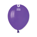 5" Gemar Latex Balloons (Bag of 100) Standard Purple