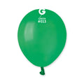 5" Gemar Latex Balloons (Bag of 100) Standard Deep Green