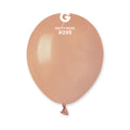 5" Gemar Latex Balloons (Bag of 100) Standard Misty Rose