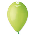 12" Gemar Latex Balloons (Bag of 50) Standard Light Green