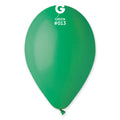 12" Gemar Latex Balloons (Bag of 50) Standard Deep Green