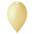 12" Gemar Latex Balloons (Bag of 50) Standard Baby Yellow