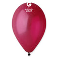 12" Gemar Latex Balloons (Bag of 50) Standard Burgundy