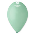 12" Gemar Latex Balloons (Bag of 50) Standard Aquamarine