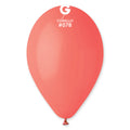 12" Gemar Latex Balloons (Bag of 50) Standard Corallo