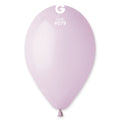 12" Gemar Latex Balloons (Bag of 50) Standard Lilac